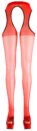 Cottelli LEGWEAR Sexy strømpebukse rød - Bilde 3