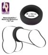 Black Velvets Penis Ring 2,6 cm - Bilde 5