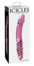 Icicles Dobbeldildo glass No. 57 Pink - Bilde 2