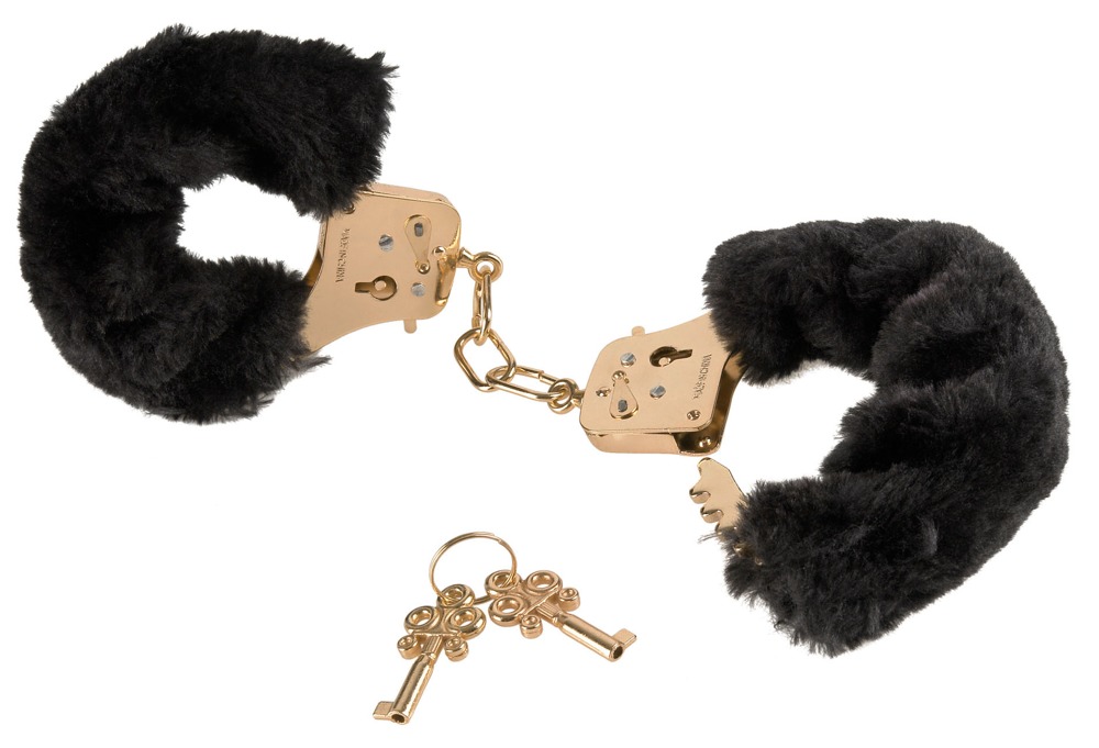 Fetish Fantasy Gold Deluxe furry cuffs