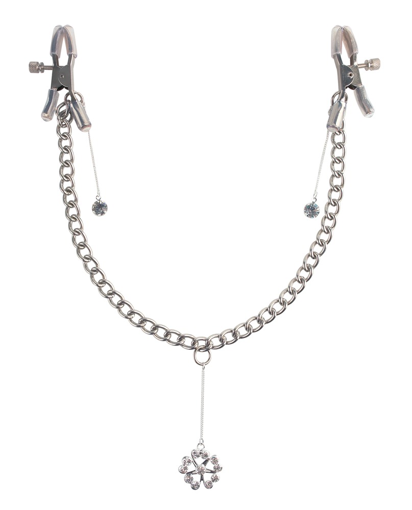 Brystvorteklyper Fetish Fantasy Series Crystal Nipple Clamps
