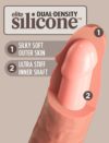 Dildo med Sugekopp King Cock - Bilde 4
