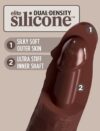 King Cock Elite 11" Dual Density Silicone Cock - Bilde 9