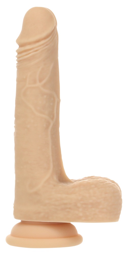 Naked Addiction 7,5" Rotating & Thrusting Vibrating Dong