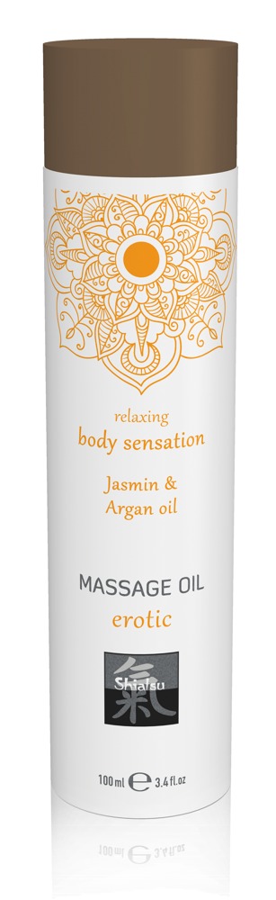 HOT Shiatsu Massasjeolje Erotic Jasmin & Argan