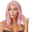 Cottelli ACCESSOIRES Parykk rosa bob - Bilde 3
