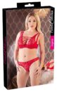 Cottelli LINGERIE BH Sett Rødt - Bilde 2