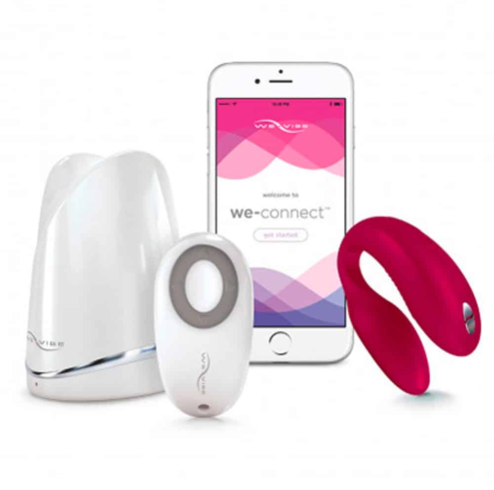 We-Vibe Sync Adjustable Couples Vibrator, Aqua