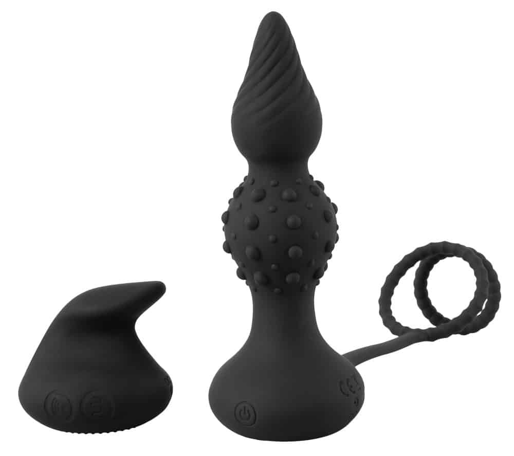 Rebel Men's Gear RC Butt Plug with Cock & Ball Rings